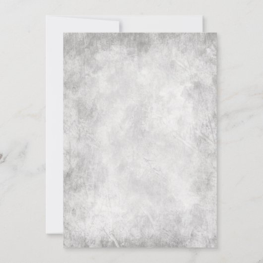 Invitation Né pour le Rock avec Image (Dos)