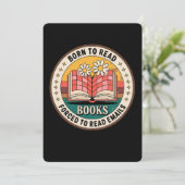 Invitation Né Pour Lire Des Livres Forcés De Lire Des Courrie (Debout devant)