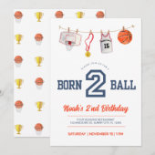 Invitation Né pour marquer (Devant / Derrière)