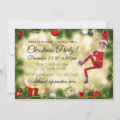 Invitation Ne sois pas vilain Noël (Devant)