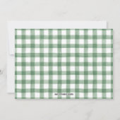 Invitation Né sur l'invitation du Baby shower Bayou (Dos)