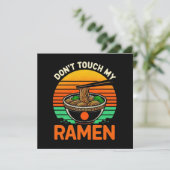 Invitation Ne touchez pas Ramen Lover (Debout devant)