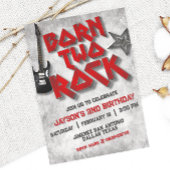 Invitation Né Two Rock - 2e anniversaire