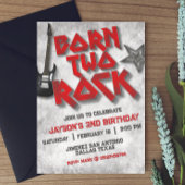 Invitation Né Two Rock - 2e anniversaire