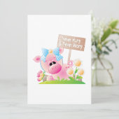 Invitation Ne Vous Dépêchez Jamais Et Ne Vous Inquiétez Jamai (Debout devant)