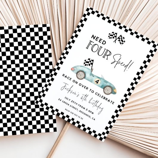 Invitation Nécessité de l'invitation à l'anniversaire de FOUR