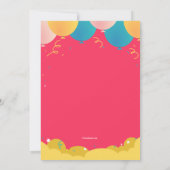 Invitation Née Pour Être Fabuleuse (Dos)