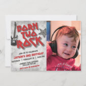 Invitation Née Two Rock avec photo paysage (Devant)