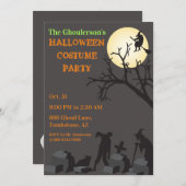 Invitation Négociation Spectaculaire d'Halloween Costume Adul (Devant / Derrière)