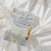 Invitation Neige en amour Mariage de Noël - Wonderland d'hive