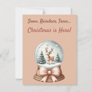 Invitation ❄️ 🎄 neige, rennes, arbres... Noël est ici !