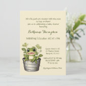 Invitation Nénuphar de la vie (Debout devant)