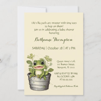 Invitation Nénuphar de la vie