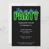 Invitation Neon (Devant)