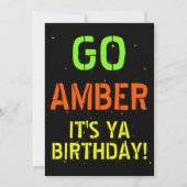 Invitation Neon 80's|90's Flashback Hip hop Birthday Photo (Devant)