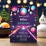 Invitation Neon Boy Kids Team Event Bowling 30th Birthday<br><div class="desc">Allumez les voies avec notre "Neon Boy Kids Team Event Bowling 30th Birthday Invitation"! Idéal pour fêter le 30e anniversaire de façon amusante et énergique, ce design dynamique présente des couleurs néons et des éléments de bowling ludiques, donnant le ton pour une fête passionnante au bowling. Que vous planifiez un...</div>