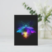 Invitation Neon Firefly sur noir (Debout devant)