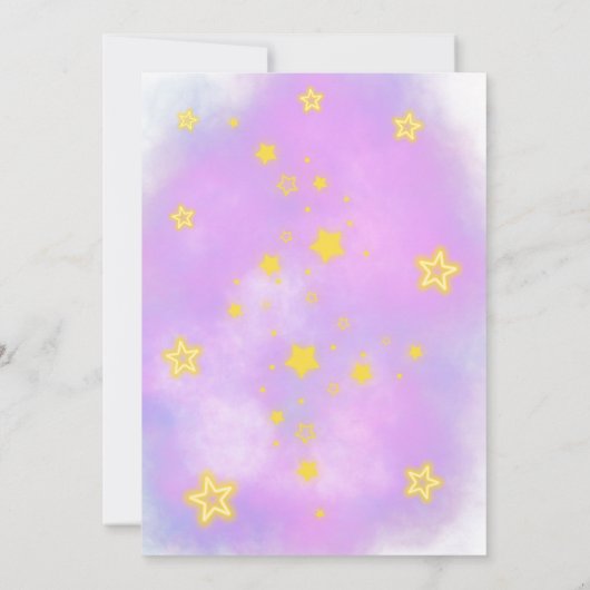 Invitation Neon Glow Ado Tween Girls Stwood Sleep Sleepover P (Dos)