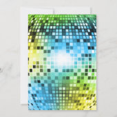 Invitation Neon Glow dans l'obscurité fête d'anniversaire Inv (Dos)