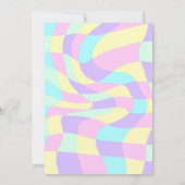 Invitation Neon Glow Disco Super Anniversaire (Dos)