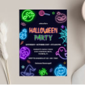 Invitation Neon Halloween