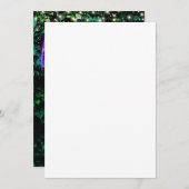 Invitation Neon Hello Quarante-dixième anniversaire Invitatio (Devant / Derrière)