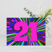 Invitation Neon Lights Club 21e anniversaire (Debout devant)