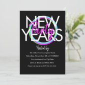 Invitation Neon New Years Company Event 2021 (Debout devant)