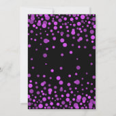 Invitation Neon Pink Trente 40e fête d'anniversaire (Dos)