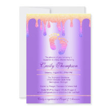 Neon Rainbow Parties scintillant Drip Luxury Baby