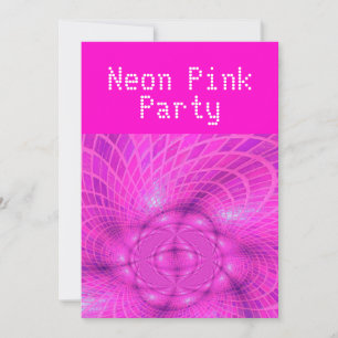 Invitation Neon rose