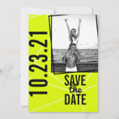 Invitation Neon Save the Date - Fun & Bright Wedding Invitati (Devant)