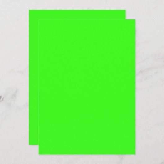 Invitation Néon sécurité (Devant / Derrière)