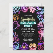 Invitation Neon Spooktacular Halloween (Devant)
