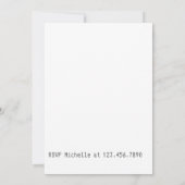 Invitation Neon Wild West Cowboy thème Graduation Party (Dos)