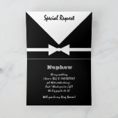 Invitation NEPHEU - Demande spéciale - Sois mon garçon d'honn (Intérieur)