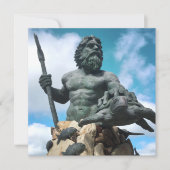 Invitation neptune royale sur la plage de virginie (Devant)