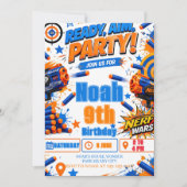 Invitation Nerf Anniversaire (Devant)