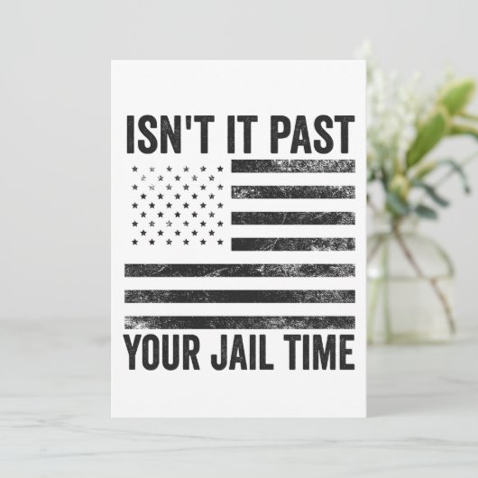 Invitation N'est-ce pas au-delà de votre temps de prison Patr (Debout devant)