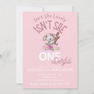 Invitation N'est-ce pas qu'elle est adorable n'est-elle pas O