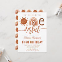 N'est-elle pas adorable Boho Rainbow Anniversaire