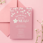 Invitation N'est-elle pas belle marguerite 1er anniversaire m
