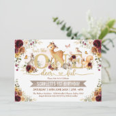 Invitation N'est-elle pas un seul cerf de automne Woodland 1e (Debout devant)