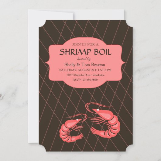 Invitation Net du pêcheur (Devant)