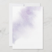 Invitation Nettoyage aquarelle | Anniversaire du Sweet sixtee (Dos)