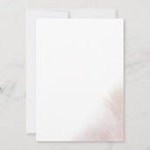 Invitation Nettoyage aquarelle | Blush Fêtons (Dos)
