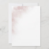 Invitation Nettoyage aquarelle | Blush Quinceañera (Dos)