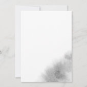 Invitation Nettoyage aquarelle | Grey Le Mariage De L'Invitat (Dos)