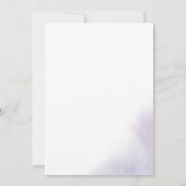 Invitation Nettoyage aquarelle | Purple Fêtons (Dos)