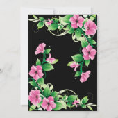 Invitation Nettoyage aquarelle | Purple Le Mariage De L'Invit (Dos)